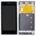 FACEAV-MI3NOIR - Face avant complèe Xiaomi Mi3 Chassis Vitre Tactile et dalle LCD coloris noir