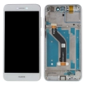 FACEAV-P8LITE17BLANC - Ecran complet Huawei P8 Lite 2017 Vitre + Ecran LCD + châssis assemblé coloris blanc