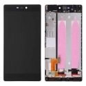 FACEAV-P8LNOIR - Ecran complet Huawei P8 Vitre + Ecran LCD sur chassis assemblé coloris noir