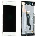 FACEAV-XPXA1BLANC - Ecran complet Xperia XA1 Sony assemblé sur châssis Vitre tactile et LCD coloris blanc