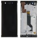 FACEAV-XPXA1NOIR - Ecran complet Xperia XA1 Sony assemblé sur châssis Vitre tactile et LCD coloris noir