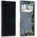 FACEAV-XPZ5NOIR - Ecran complet Xperia Z5 assemblé sur châssis Vitre tactile et LCD