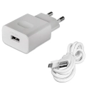 HUAWEI-AP32MICRO - Adaptateur secteur Fast-Charge Micro-USB Huawei AP32 coloris blanc 