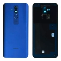 HUAWEI-CACHEM20LITEBLEU - Dos cache arrière origine Huawei Mate-20 LITE en verre bleu avec lecteur empreintes