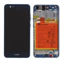 HUAWEI-FACEP10LITEBLEU - Ecran complet origine Huawei P10 LITE bleu Vitre + Ecran LCD + châssis avec batterie