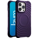 JAYM-CIRCLEIP16VIO - Coque souple silicone iPhone 16 coloris violet coins renforcés fonction MagSafe