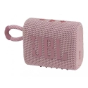 JBLGO3PINK - Enceinte bluetooth JBL Go-3 coloris rose touches roses étanche 5 heures de musique