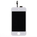 LCDTOUCHIPOD4BLANC - Ecran LCD et vitre tactile pour Apple iPod Touch 4G coloris blanc