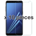 LOT10-GLASSJ6 - Lot de 10 Vitres protection écran Galaxy J6-2018 en verre trempé