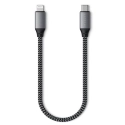 SATECHI-TCL10M - Câble 25cm ultra robuste de Satechi priseUSB-C vers Lightning pour iPhone /iPad