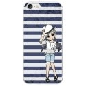 TPU0IPHONE7MANGAMARINE - Coque souple pour Apple iPhone 7 avec impression Motifs manga fille marin