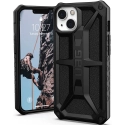 UAG-IP13-MONACUIR - Coque UAG iPhone 13 série Monarch 5 couches antichoc et alliage métal noir et cuir