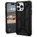 UAG-IP14PRO-MONACARBO - Coque UAG iPhone 14 Pro série Monarch 5 couches antichoc et alliage métal et carbone