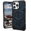 UAG-IP15PMAX-MONAPROMAL - Coque UAG iPhone 15 Pro-Max série Monarch 5 couches antichoc en alliage métal bleu fonction MagSafe