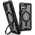 UAG-IP16-PLASMAXTENOIR - Coque UAG iPhone 16 série Plasma XTE noir et orange MagSafe