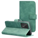 WALLTENDER-A52VERT - Etui type portefeuille Tender Galaxy A52(4G/5G) vert avec rabat latéral fonction stand