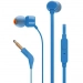 JBL-T110BLEU - Casque intra-auriculaire JBL T110 coloris bleu fiche jack 3,5 mm