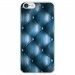 TPU0IPHONE7CAPITONBLEU - Coque souple pour Apple iPhone 7 avec impression Motifs effet capitonné bleu