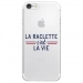 TPU0IPHONE7RACLETTEVIE - Coque souple pour Apple iPhone 7 avec impression Motifs la raclette c'est la vie