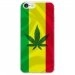 TPU0IPHONE7RASTA - Coque souple pour Apple iPhone 7 avec impression Motifs rasta