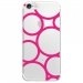 TPU0IPHONE7RONDSFUSHIAS - Coque souple pour Apple iPhone 7 avec impression Motifs ronds fushias